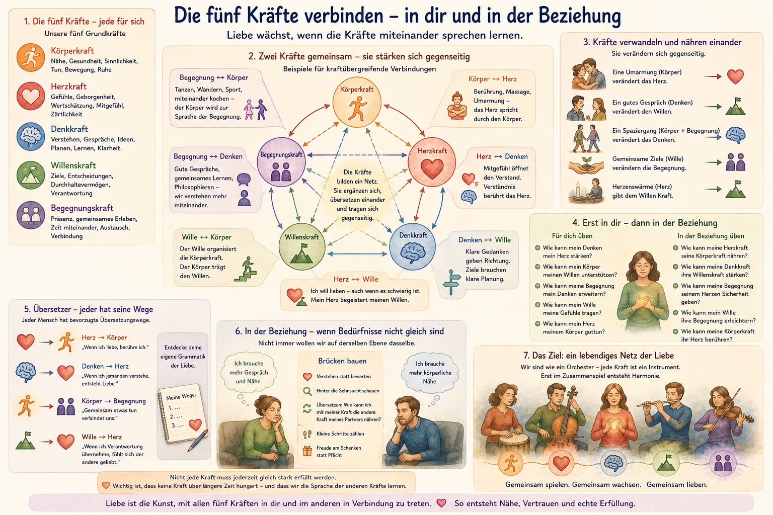 Verschiedene Wünsche verbinden Verschiedene Wünsche verbinden