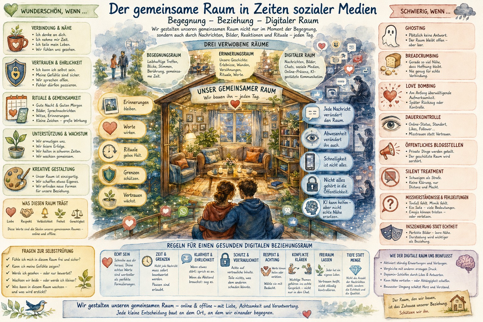 Gemeinsamer Raum mit digitalen Wegen Gemeinsamer Raum mit digitalen Wegen