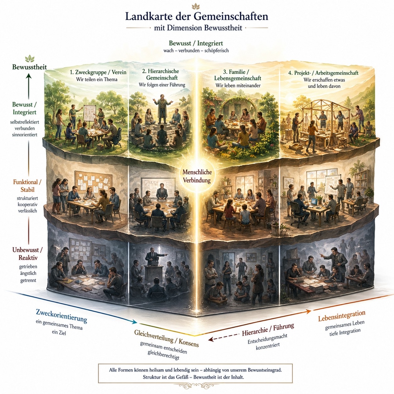 Landkarte der Gemeinschaften Landkarte der Gemeinschaften