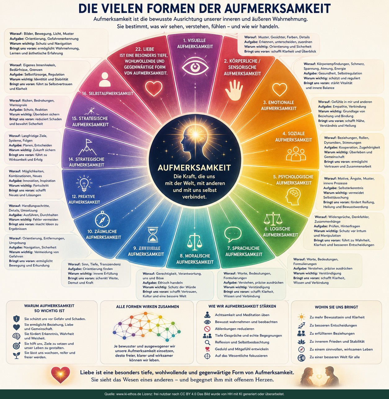 Formen der Aufmerksamkeit Formen der Aufmerksamkeit