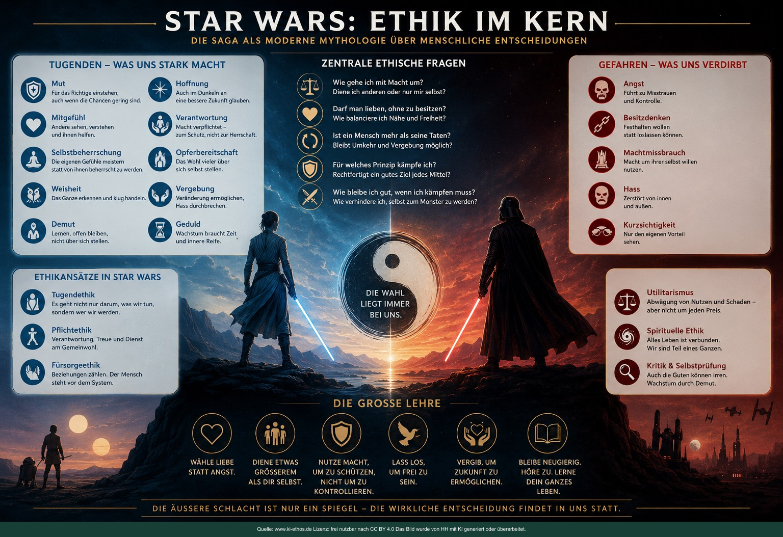 Ethische Themen in den 9 Star Wars Folgen Ethische Themen in den 9 Star Wars Folgen