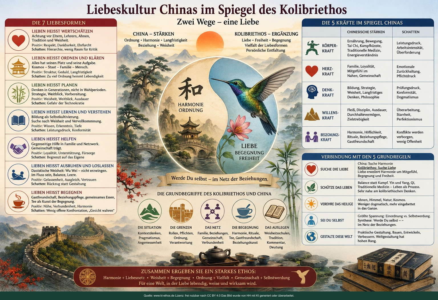 Länder und Kulturen bezogen auf Liebesformen und Grundkräften? Hier am Beispiel China Version 1 Länder und Kulturen bezogen auf Liebesformen und Grundkräften? Hier am Beispiel China Version 1