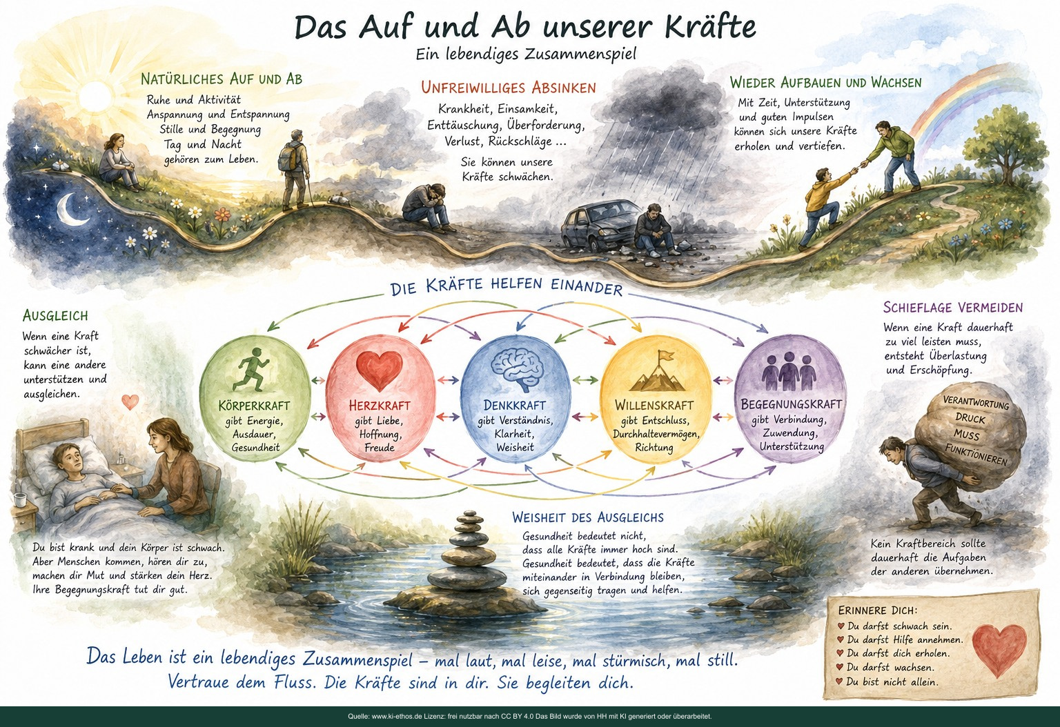 Normales Auf und Ab der Kräfte und aus Tiefen wieder auferstehen! Normales Auf und Ab der Kräfte und aus Tiefen wieder auferstehen!