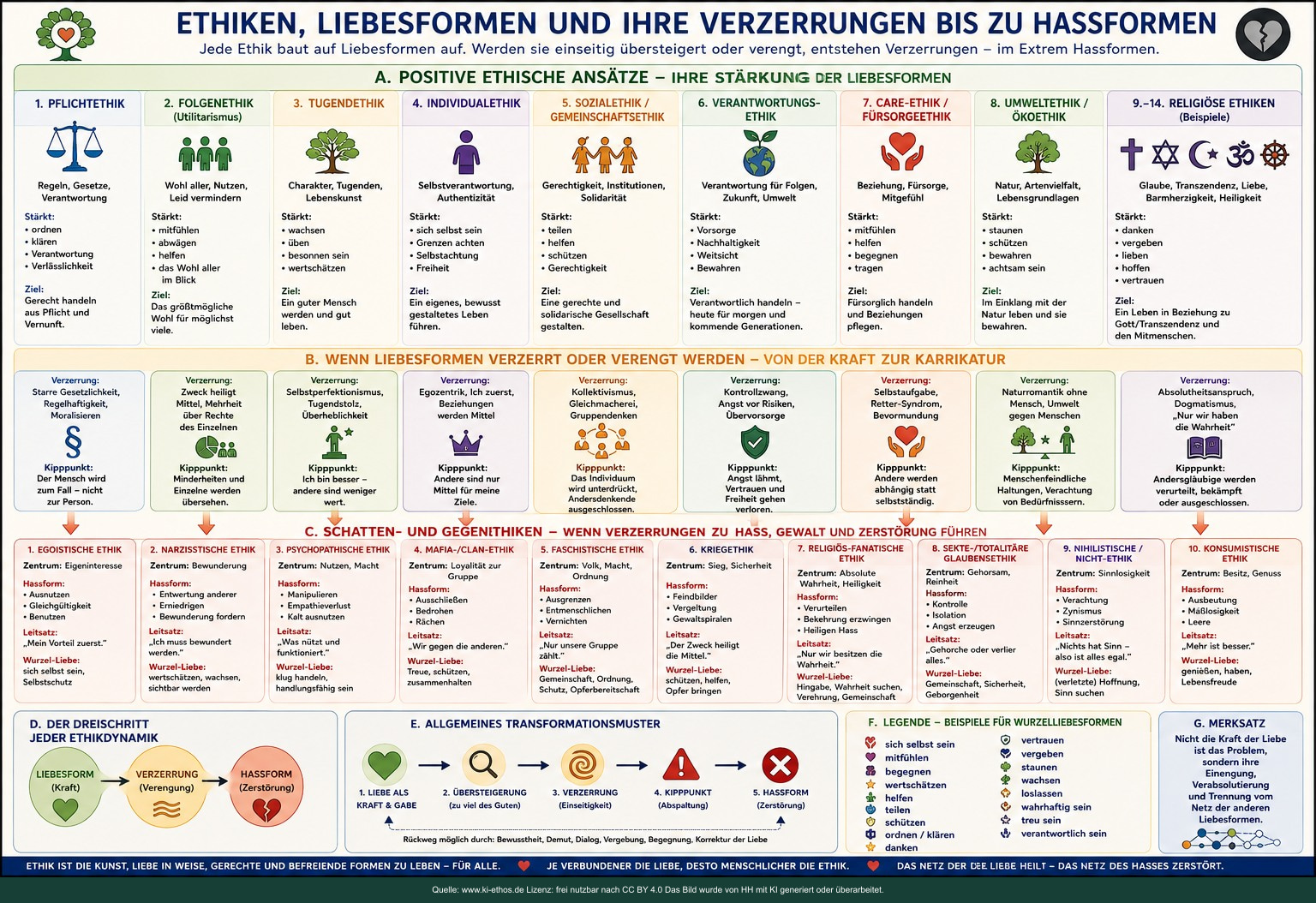Verzerrungen von ethischer Ansätzen und Wegen Verzerrungen von ethischer Ansätzen und Wegen
