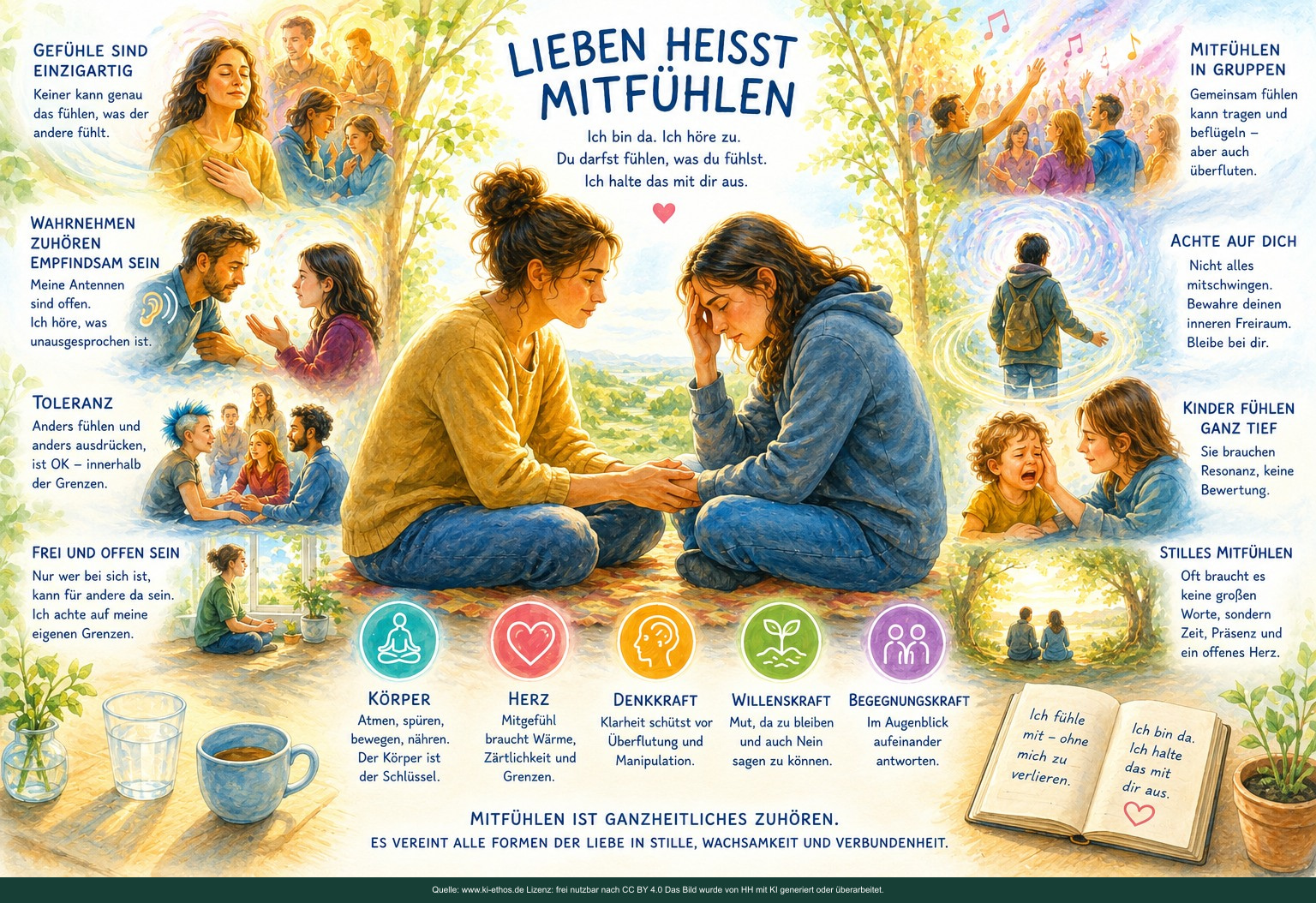 Lieben heißt mitfühlen! Lieben heißt mitfühlen!