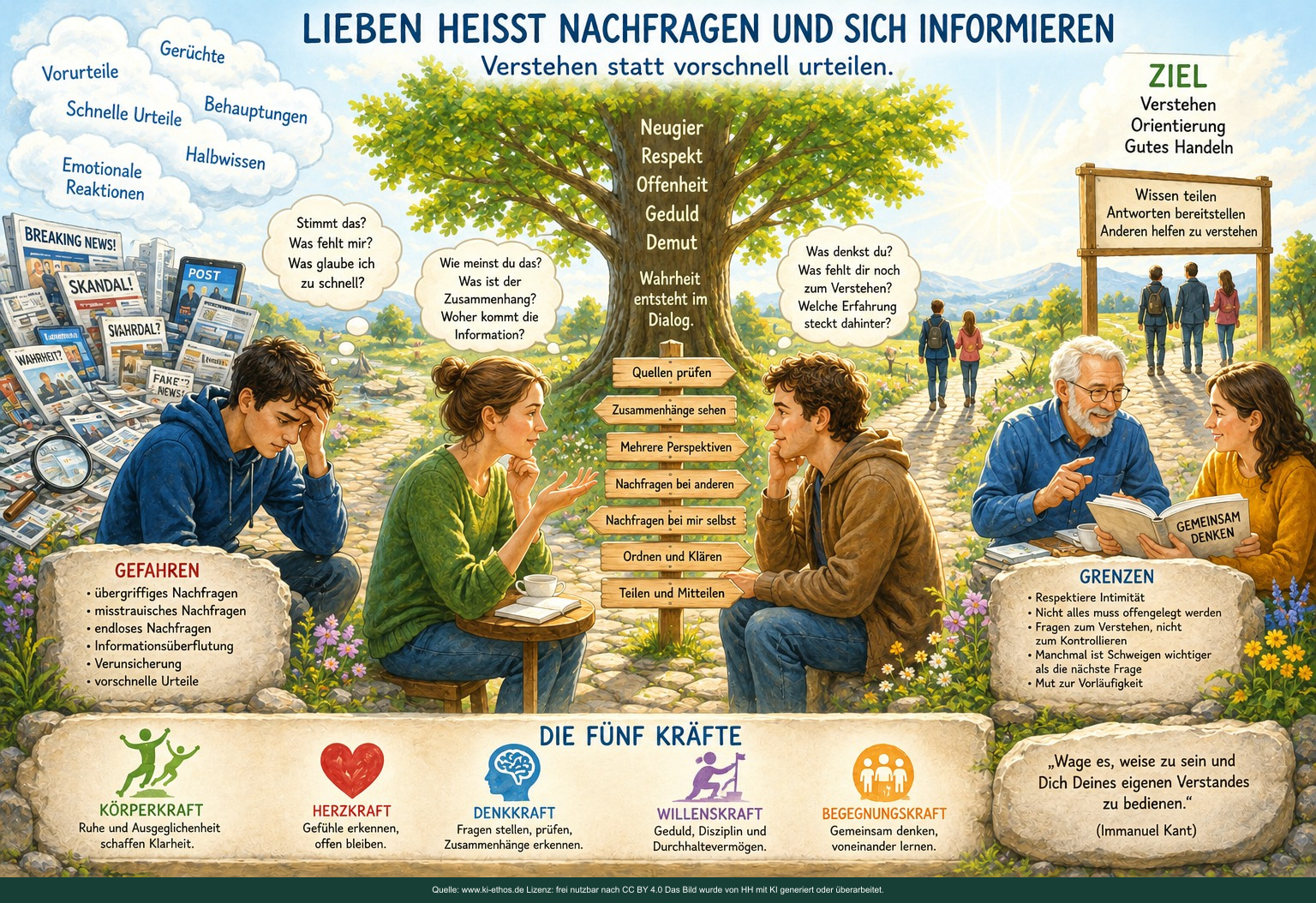 Lieben heißt nachfragen und sich informieren! Lieben heißt nachfragen und sich informieren!