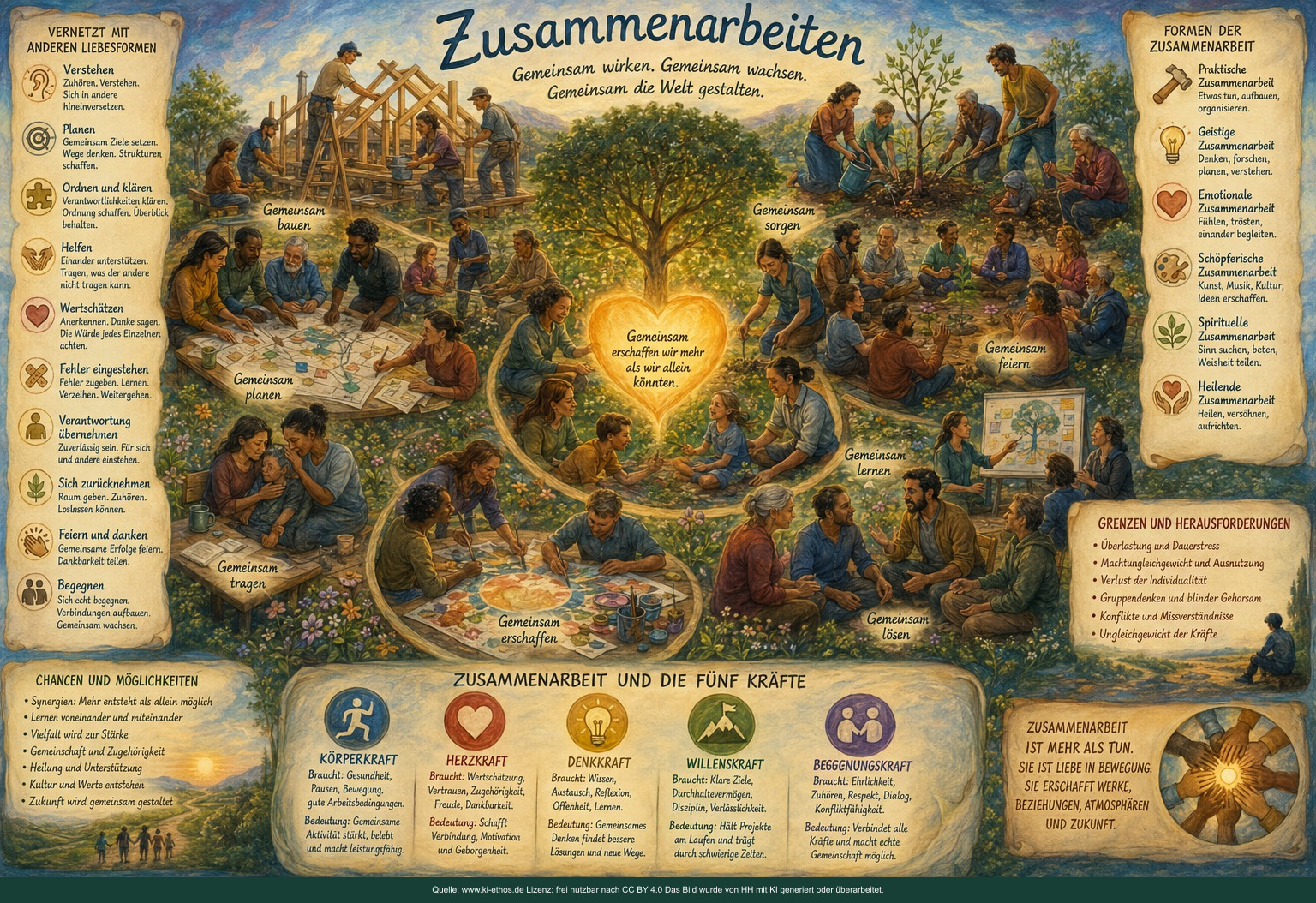 Lieben heißt zusammenarbeiten! Lieben heißt zusammenarbeiten!