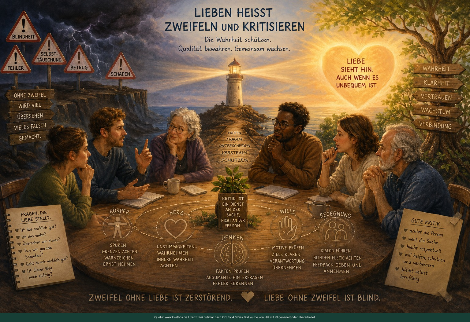 Lieben heißt zweifeln und bezweifeln! Lieben heißt zweifeln und bezweifeln!