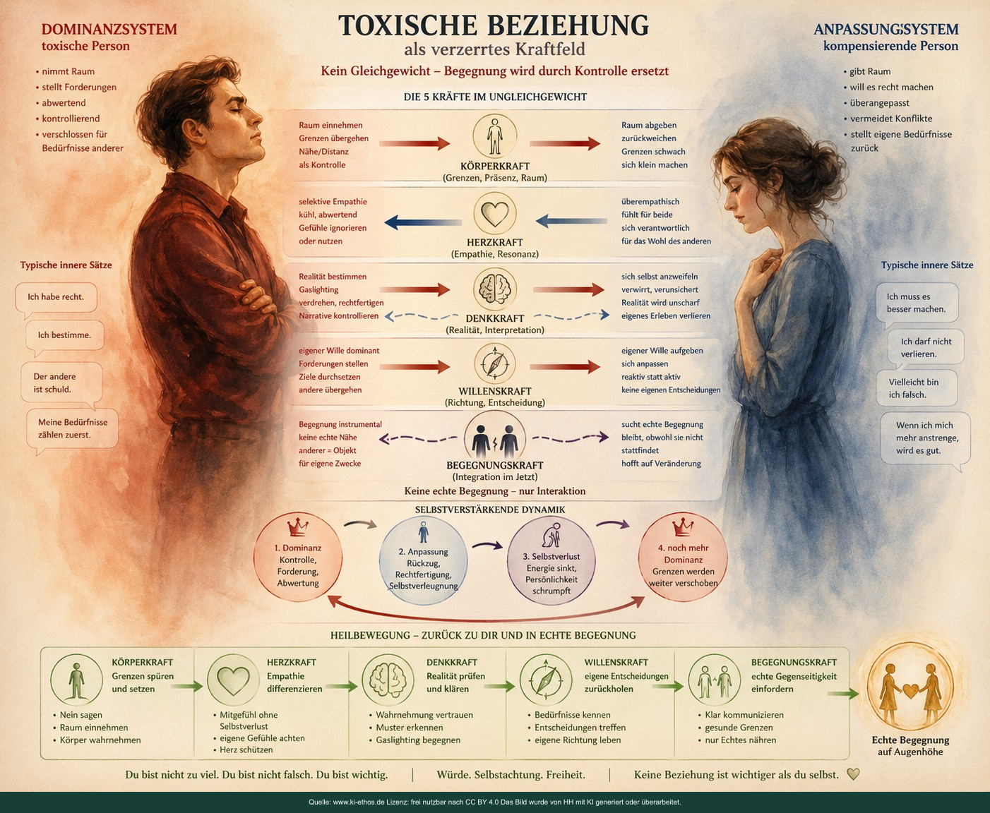 Toxische Elemente auf verschiedenen Ebenen in Beziehungen Toxische Elemente auf verschiedenen Ebenen in Beziehungen