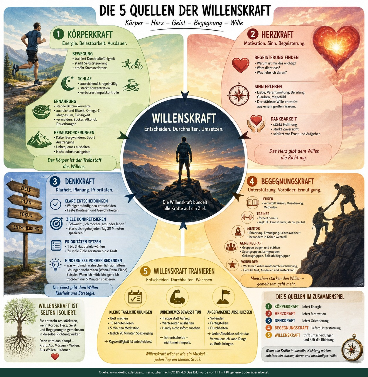 Quellen der Willenskraft Quellen der Willenskraft