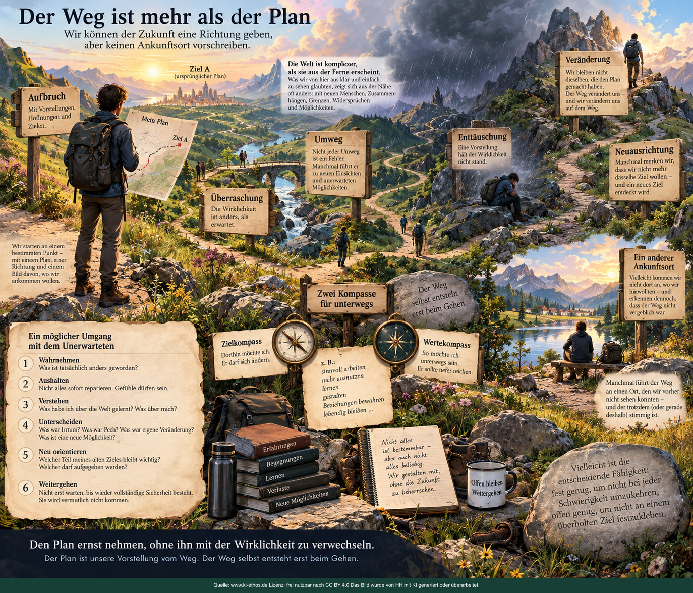 Der Weg ist mehr als der Plan Der Weg ist mehr als der Plan