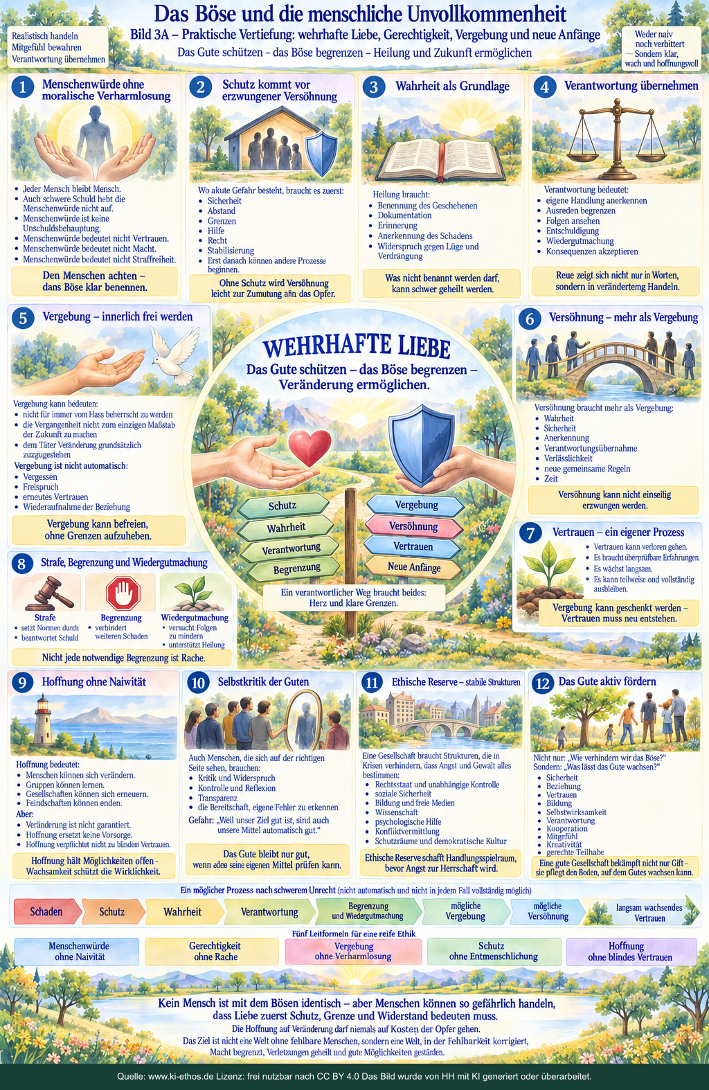 Praktische Bildtafel zu wehrhafter Liebe, Schutz, Wahrheit, Verantwortung, Vergebung, Versöhnung, Vertrauen und Wiedergutmachung Praktische Bildtafel zu wehrhafter Liebe, Schutz, Wahrheit, Verantwortung, Vergebung, Versöhnung, Vertrauen und Wiedergutmachung