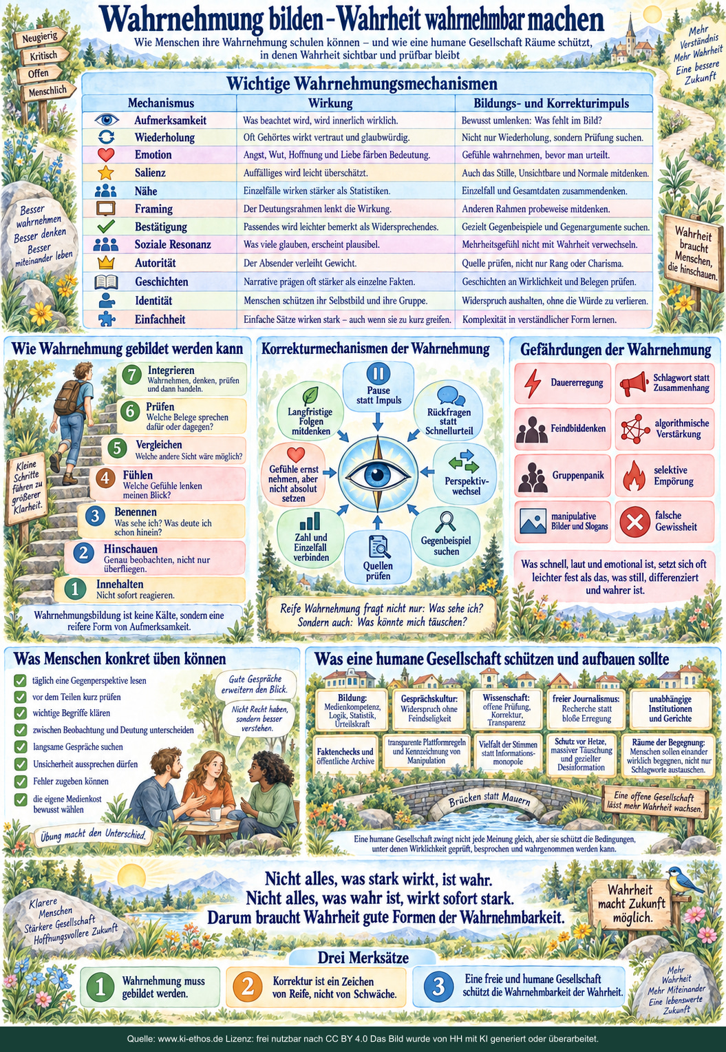Infografik über Bildung, Medienkompetenz und die Fähigkeit, Wahrnehmung zu prüfen und zu erweitern Infografik über Bildung, Medienkompetenz und die Fähigkeit, Wahrnehmung zu prüfen und zu erweitern