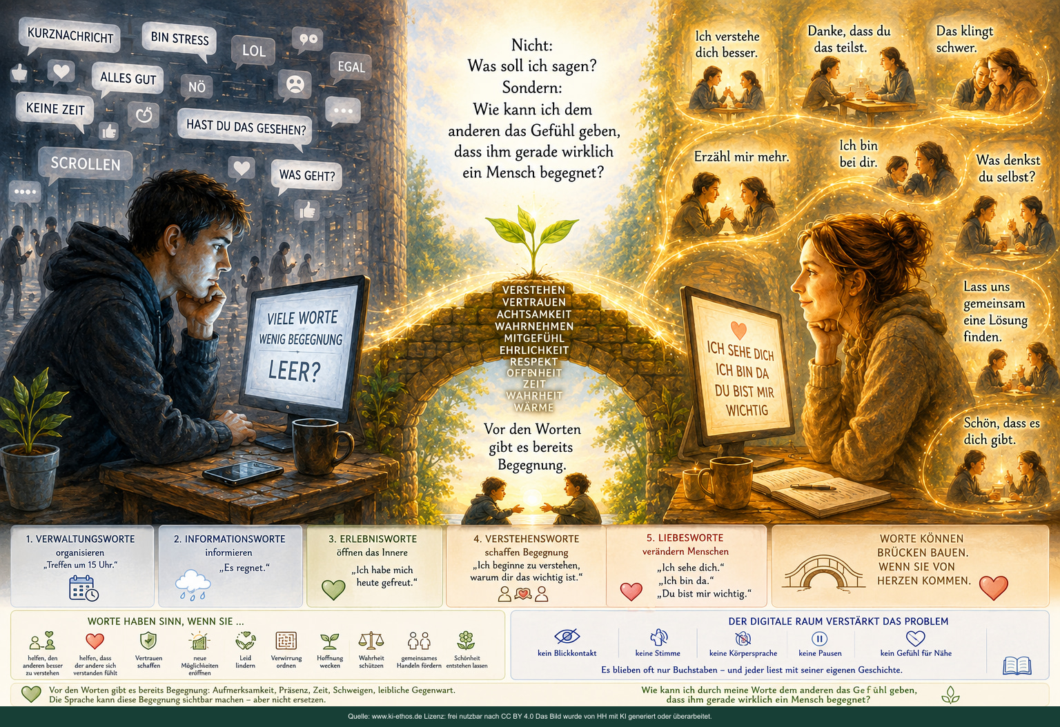 Infografik „Begegnung digitaler Raum Kommunikation“ als verdichtete Darstellung zum Thema Digitale Begegnung Infografik „Begegnung digitaler Raum Kommunikation“ als verdichtete Darstellung zum Thema Digitale Begegnung