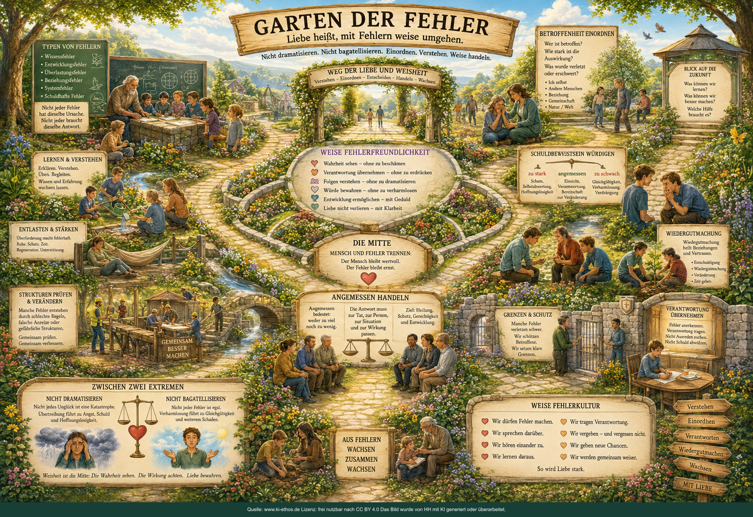 Infografik „Fehler Gartenvergleich“ als verdichtete Darstellung zum Thema Fehler und Denkfallen Infografik „Fehler Gartenvergleich“ als verdichtete Darstellung zum Thema Fehler und Denkfallen