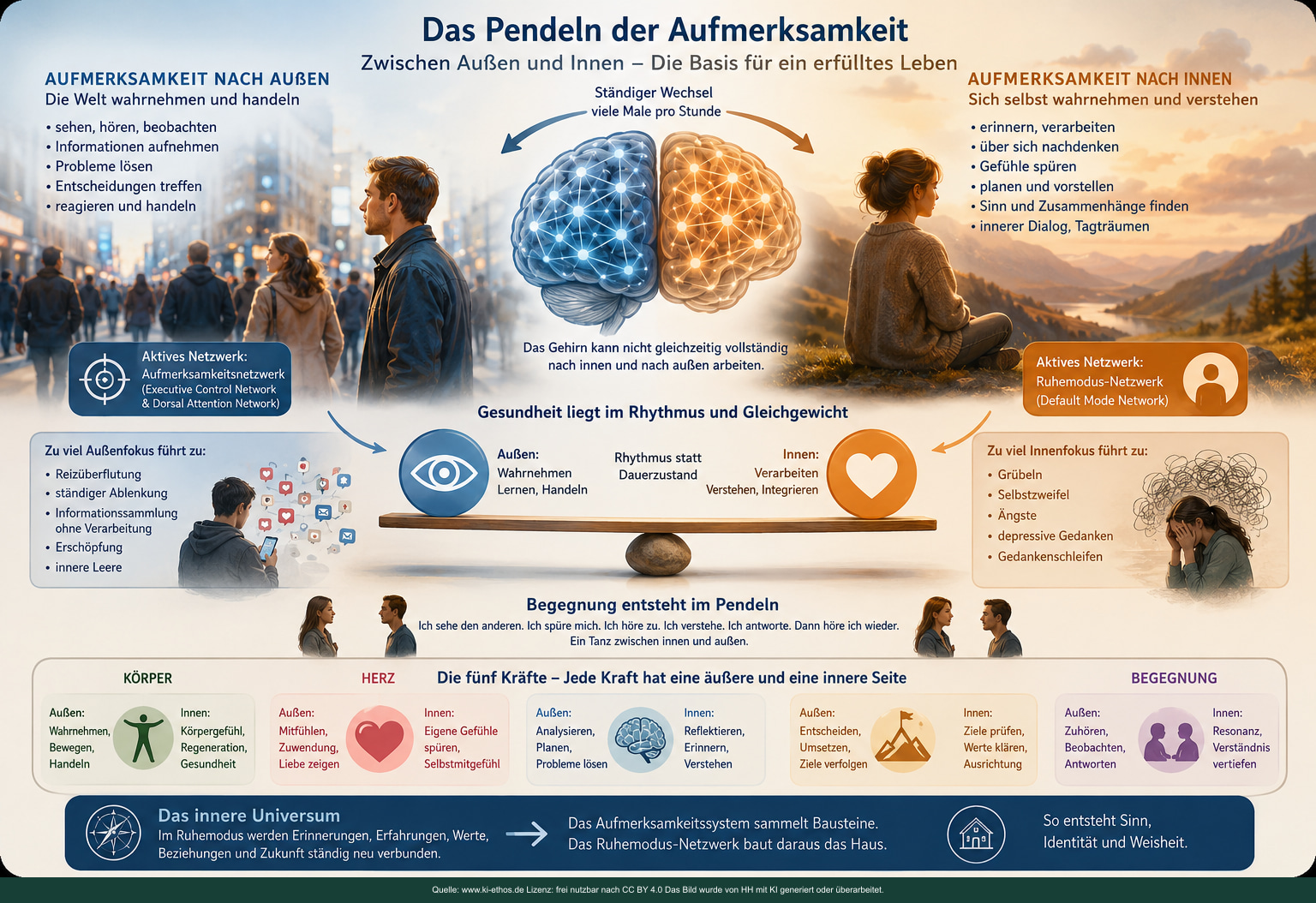 Infografik „Kraft Aufmerksamkeit innen aussen“ als verdichtete Darstellung zum Thema Verstehen und Aufmerksamkeit Infografik „Kraft Aufmerksamkeit innen aussen“ als verdichtete Darstellung zum Thema Verstehen und Aufmerksamkeit