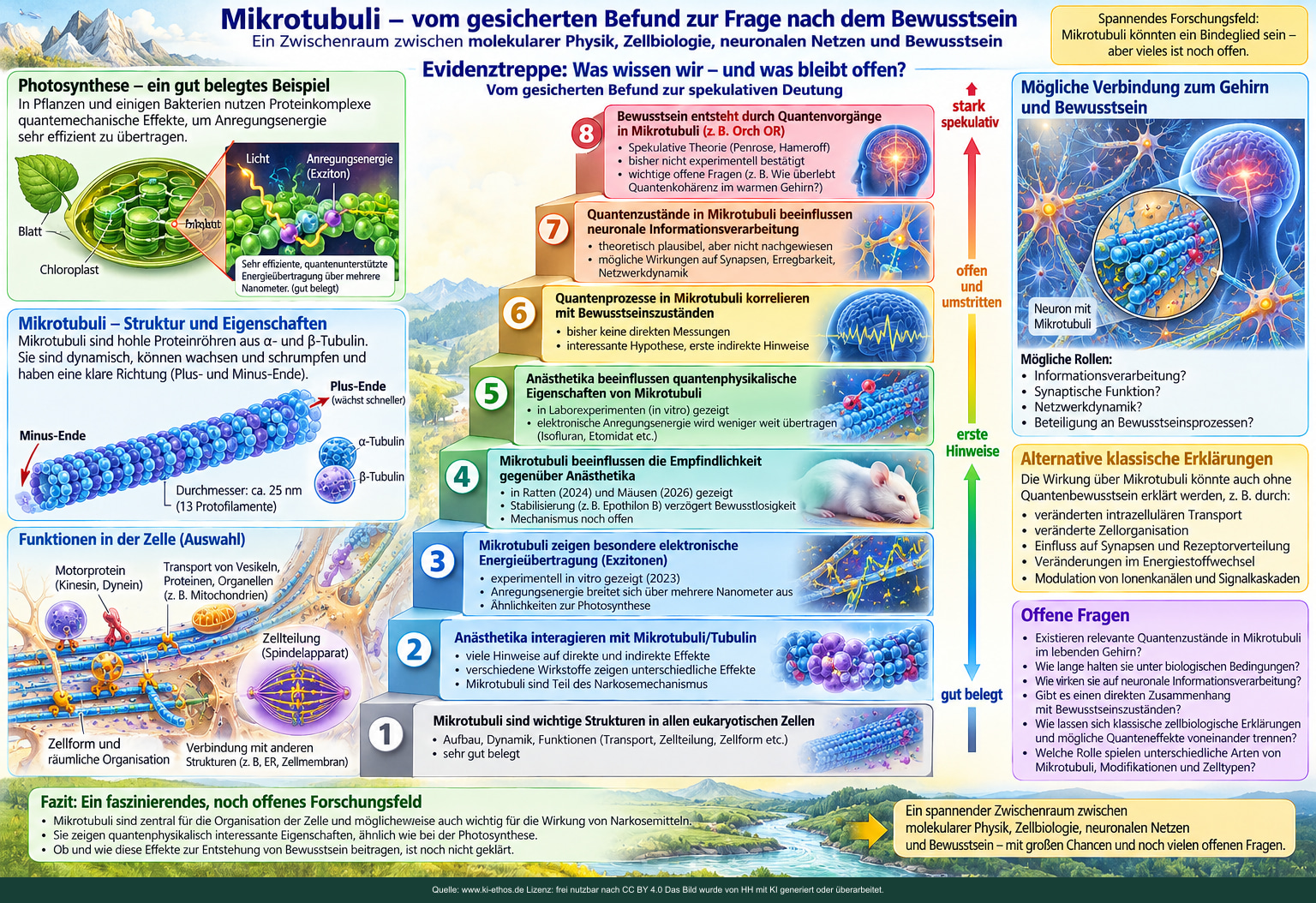 Didaktische Stufen von Zellbiologie und Laborbefunden zu offenen Informations- und Bewusstseinshypothesen. Didaktische Stufen von Zellbiologie und Laborbefunden zu offenen Informations- und Bewusstseinshypothesen.