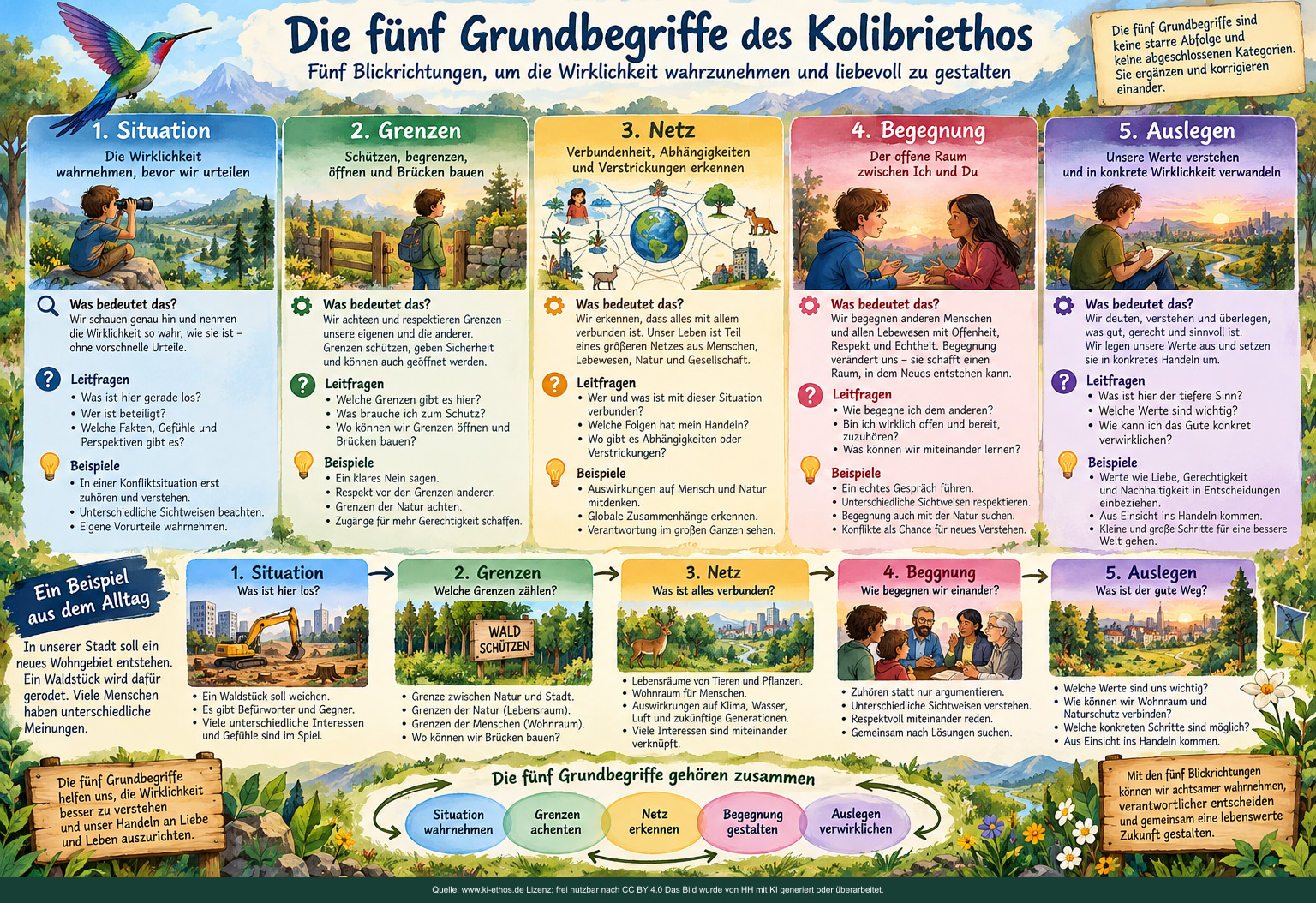 Fünf Grundbegriffe im Überblick: Situation, Grenzen, Netz, Begegnung und Auslegen. Fünf Grundbegriffe im Überblick: Situation, Grenzen, Netz, Begegnung und Auslegen.