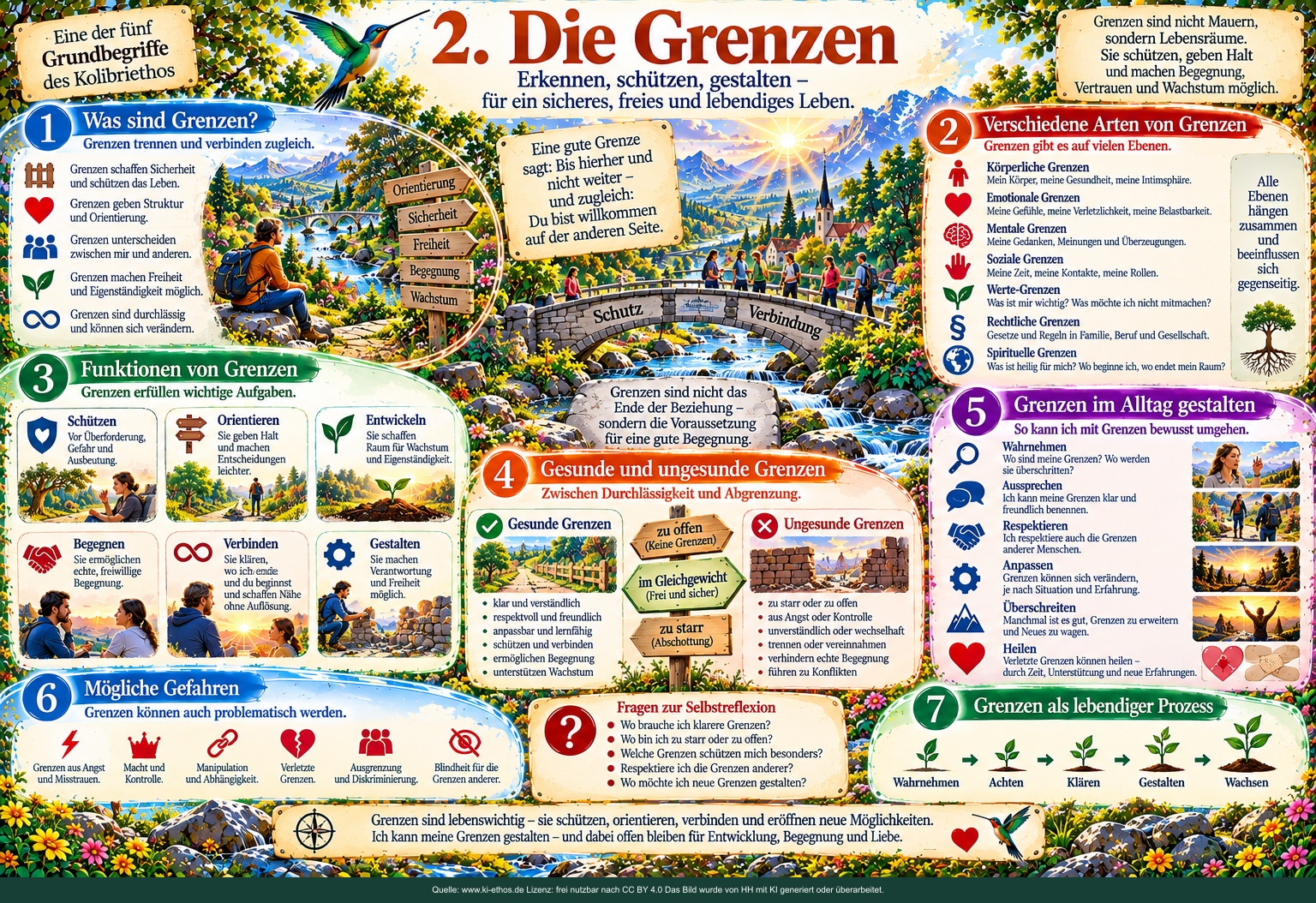 Grenzen: Schutz, Eigenständigkeit und Verbindung im Spannungsfeld von Offenheit und Abgrenzung. Grenzen: Schutz, Eigenständigkeit und Verbindung im Spannungsfeld von Offenheit und Abgrenzung.