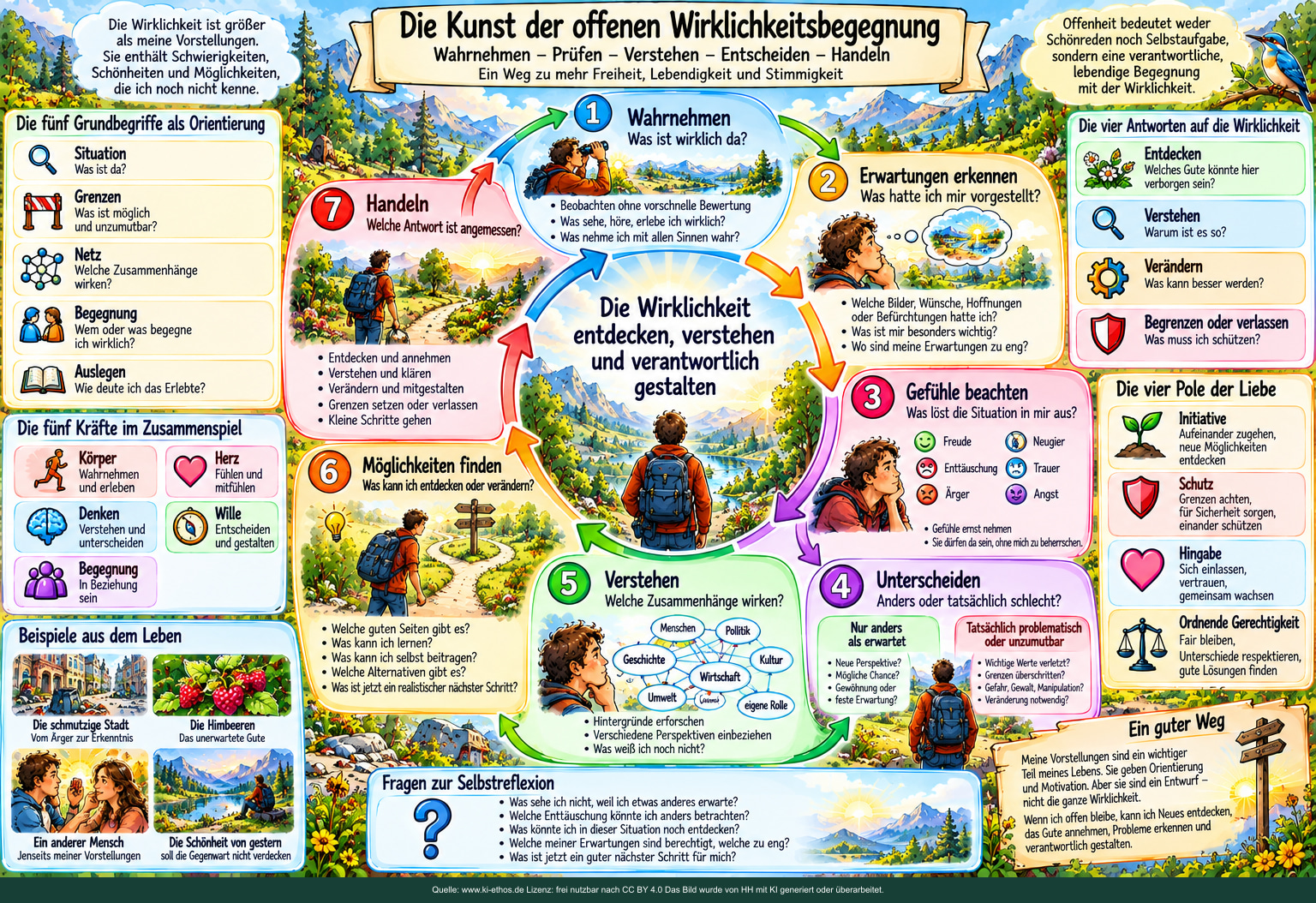 Die Kunst der offenen Wirklichkeitsbegegnung. Ein praktischer siebenstufiger Wirklichkeitscheck. Die Kunst der offenen Wirklichkeitsbegegnung. Ein praktischer siebenstufiger Wirklichkeitscheck.