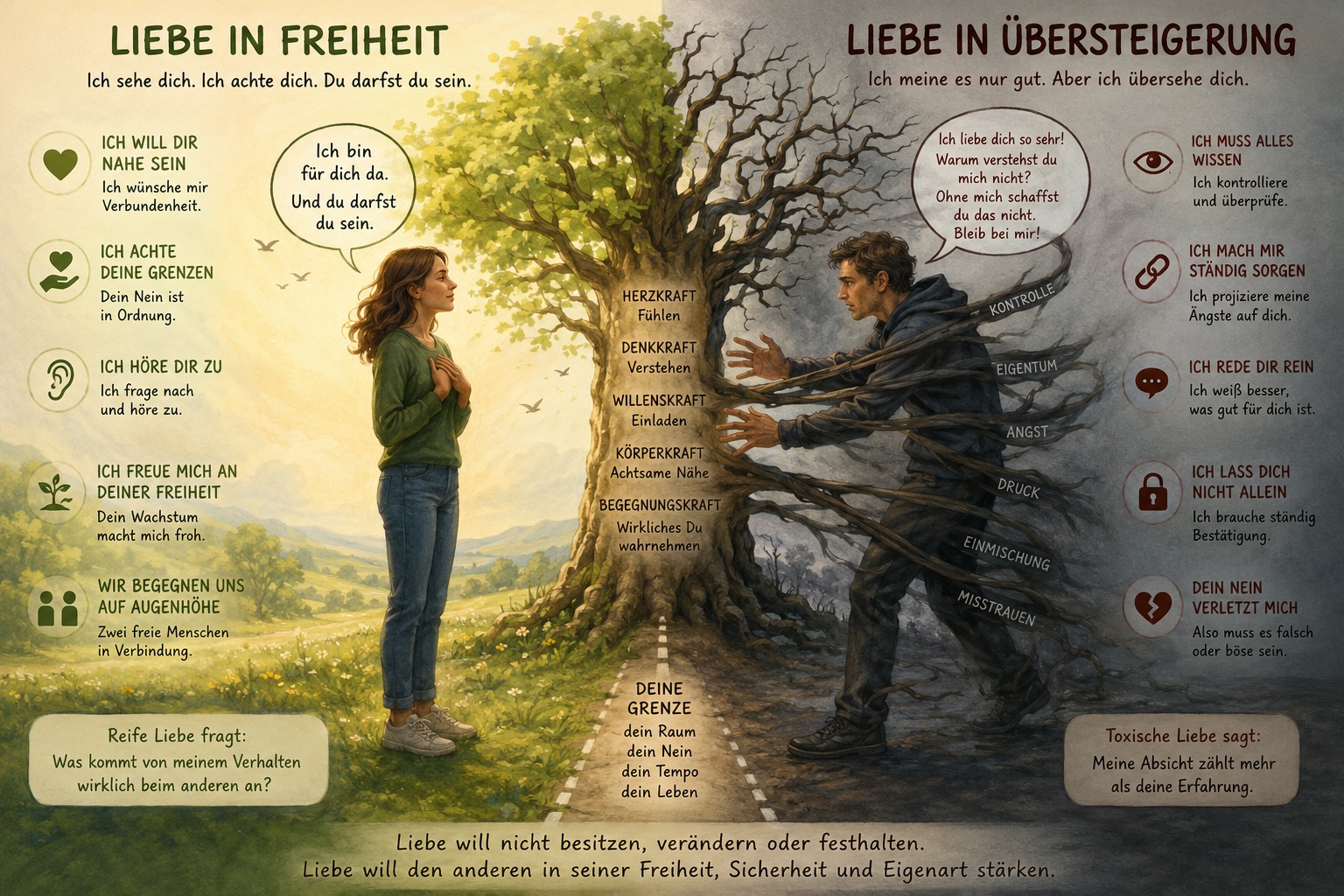 Liebe in Freiheit statt Übersteigerung Liebe in Freiheit statt Übersteigerung